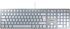 Cherry KC 6000 Slim Tastatur silber