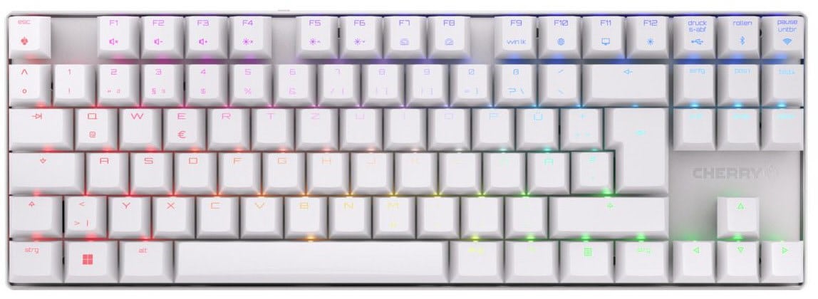 Cherry Xtrfy MX 8.2 TKL (DE) MX2A Red Switches Kabellose Gaming Tastatur weiß
