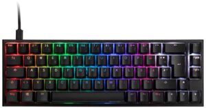 Ducky One 2 SF MX-Silent-Red Gaming Tastatur schwarz/weiß