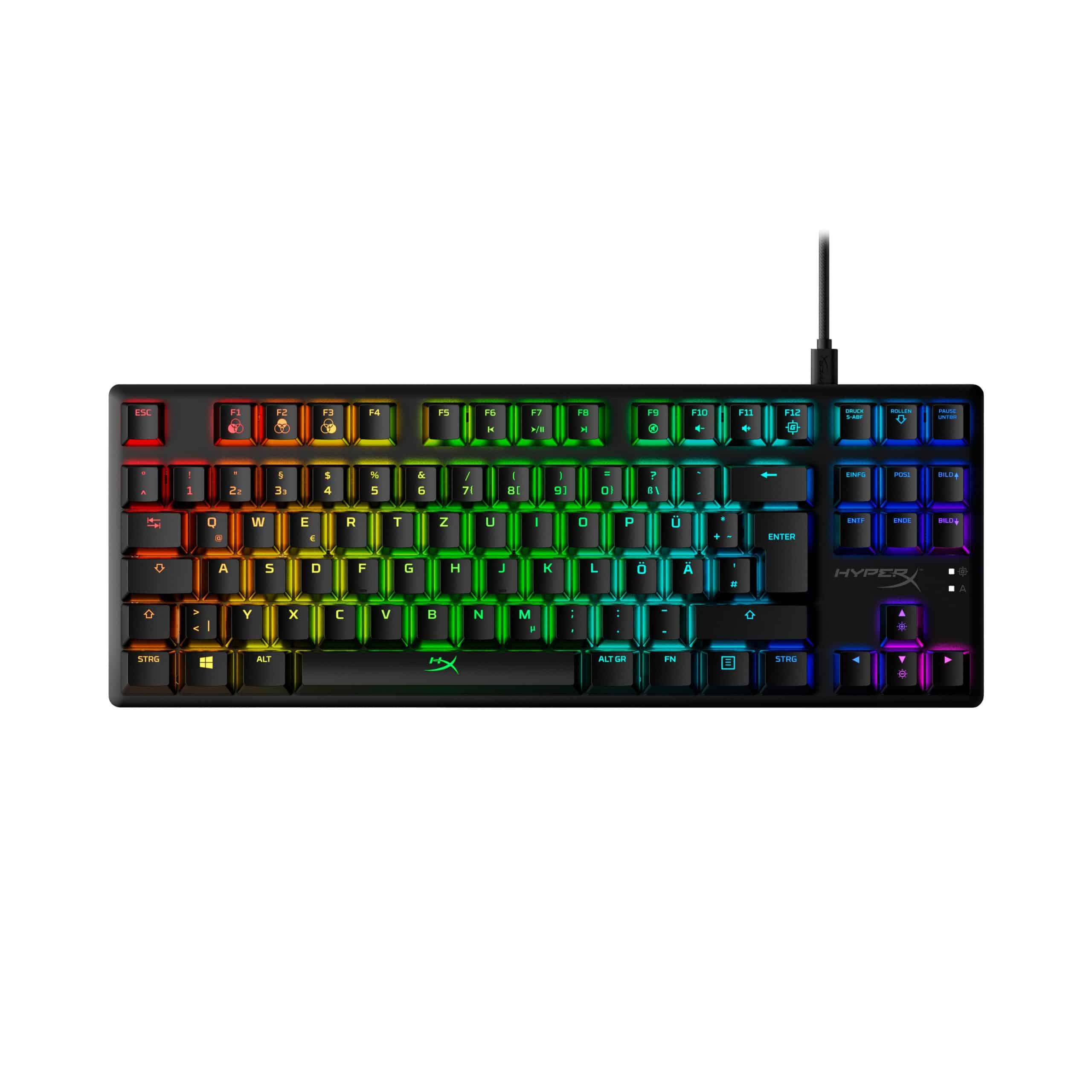 HyperX Alloy Origins Core Mechanische Gaming-Tastatur HX Red (DE-Layout)