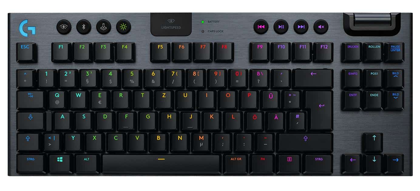 Logitech G915 TKL Kabellose LIGHTSPEED Gaming-Tastatur