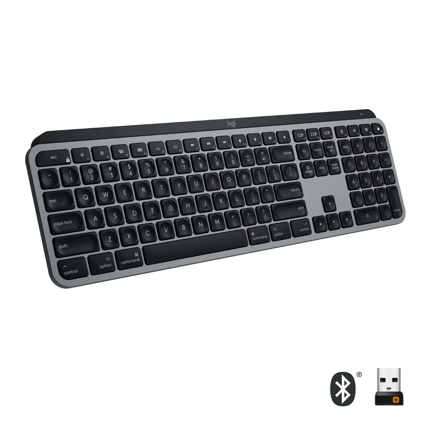 Logitech MX Keys for Mac space grau Gaming-Tastatur