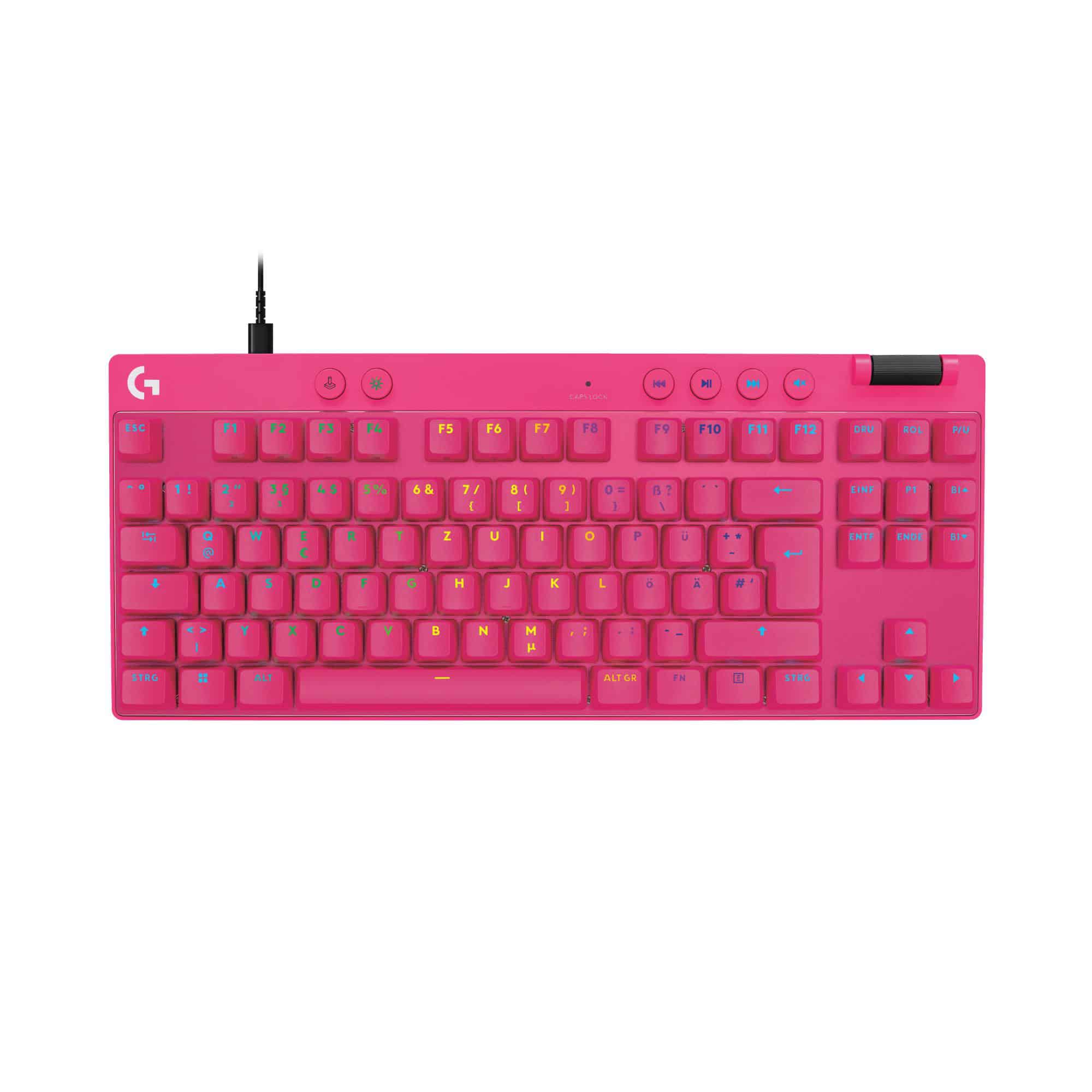 Logitech PRO X TKL RAPID Pink/Magenta