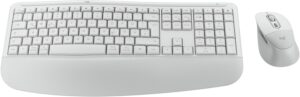 Logitech Signature Comfort Plus MK880 (DE) Kabelloses Tastatur-Set grauweiß