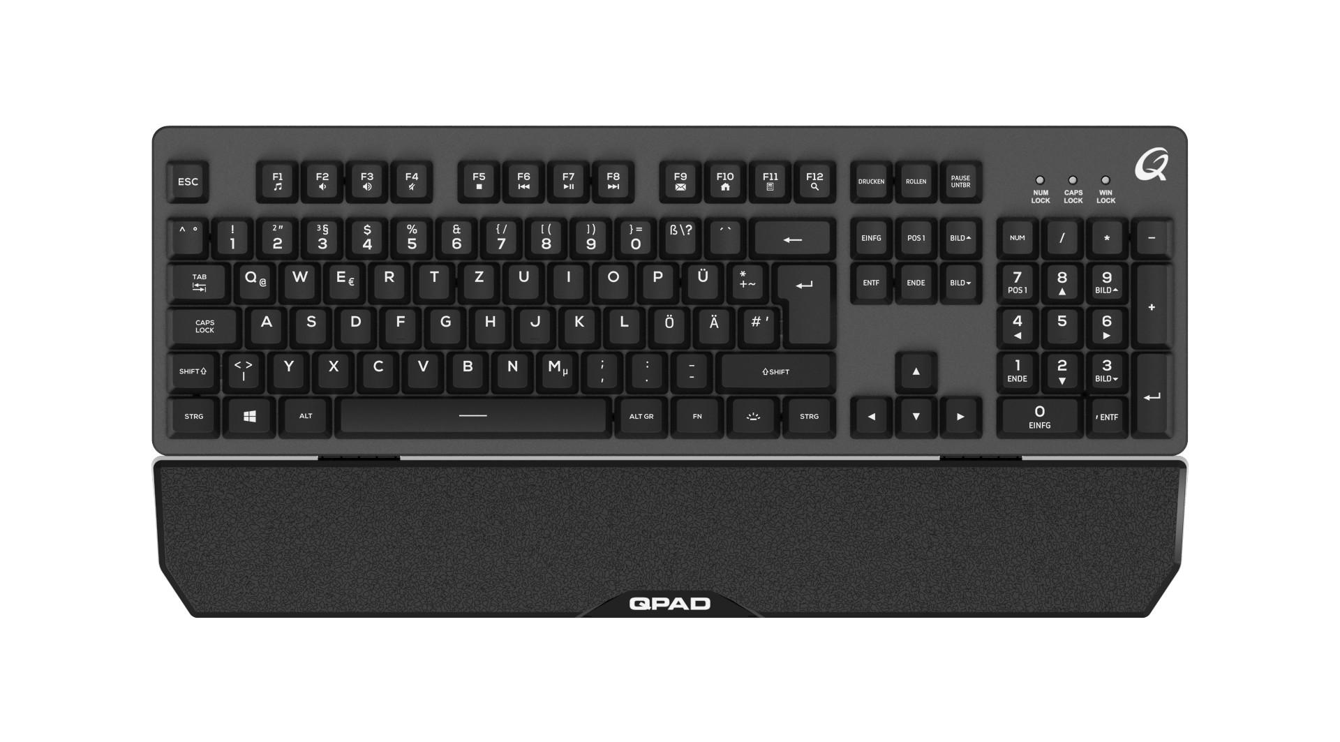 QPAD Pro MK40 schwarz Gaming-Tastatur