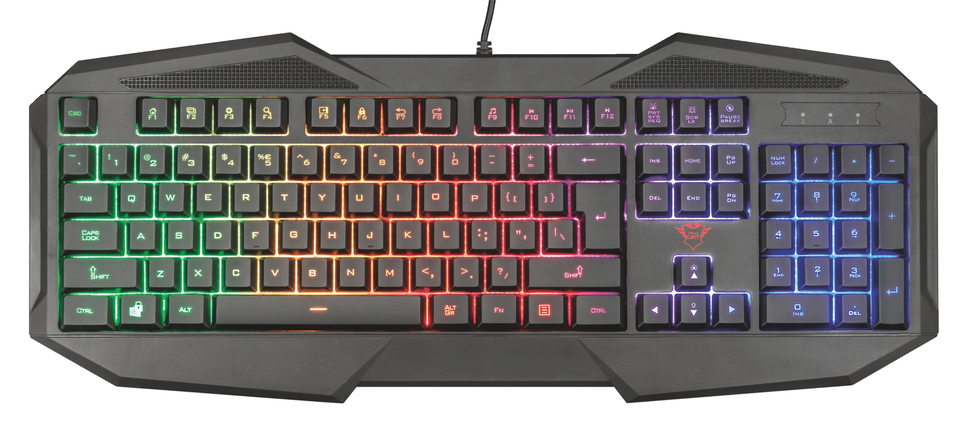 Trust GXT 830-RW Avonn schwarz Gaming-Tastatur