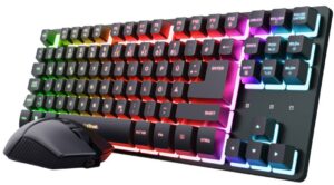 Trust GXT 832 Thado TKL (DE) Kabelloses Tastatur-Set schwarz