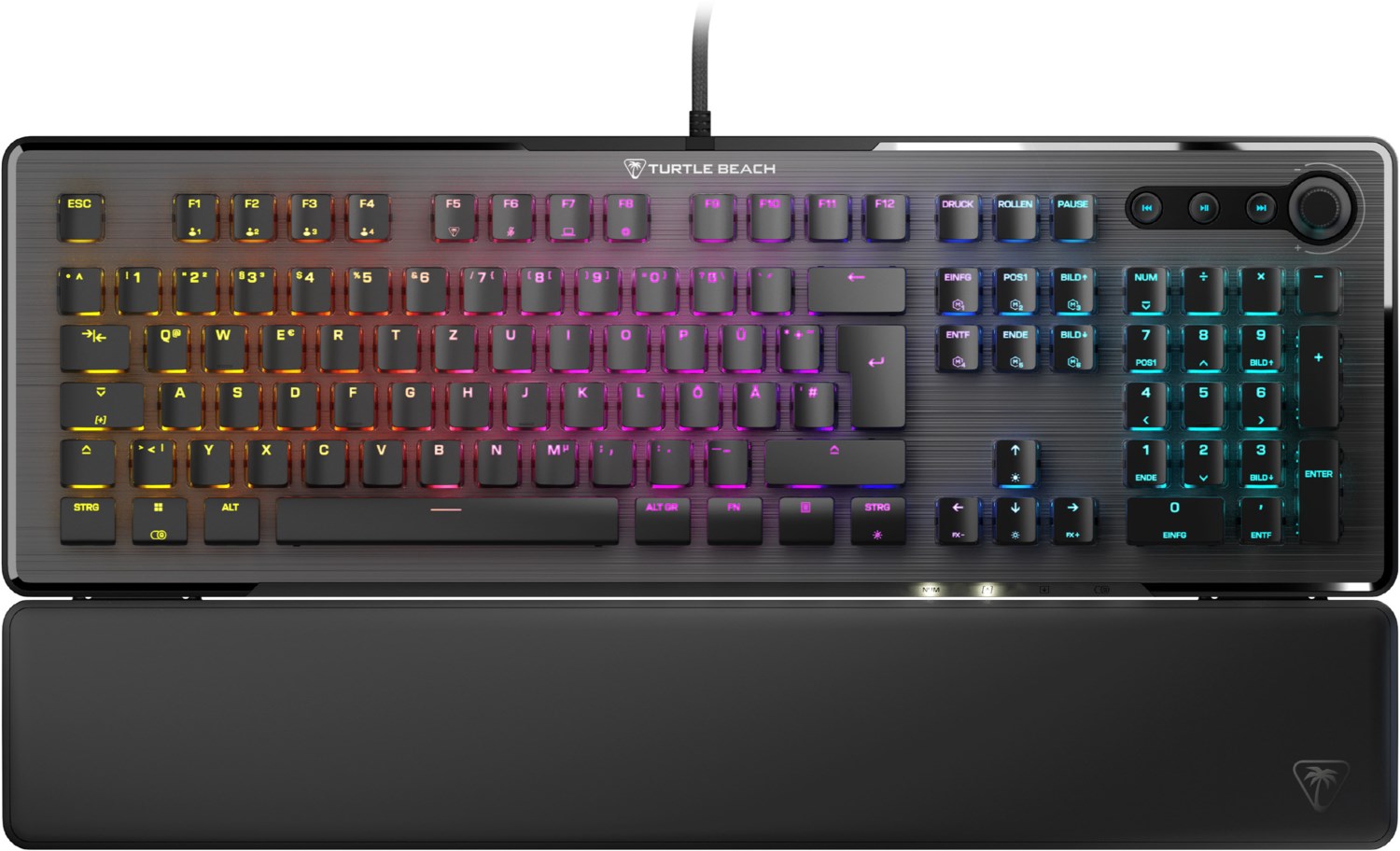 Turtle Beach Vulcan II (DE) Gaming Tastatur Lineare Switches schwarz
