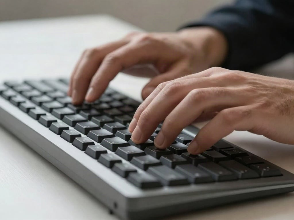 Low-Profile-Tastaturen für schnelles Tippen