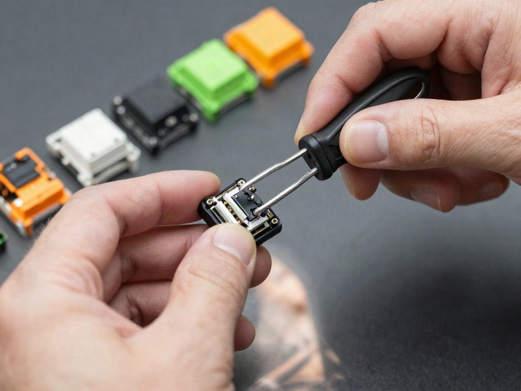 Switches einer Hot-Swap-Tastatur wechseln