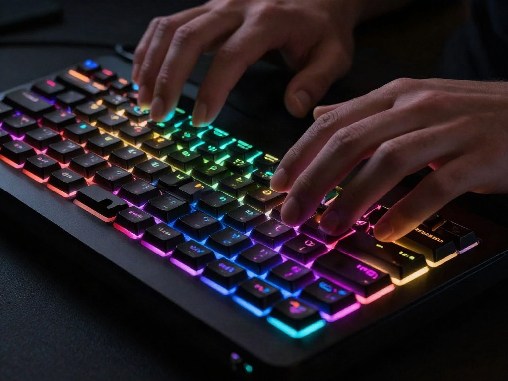 Wie stellt man die RGB-Beleuchtung einer Tastatur ein?